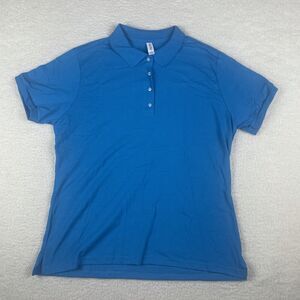 Jerzees Ladies' X-Large California Blue 5.6 oz. SpotShield™ Jersey Polo NWOT